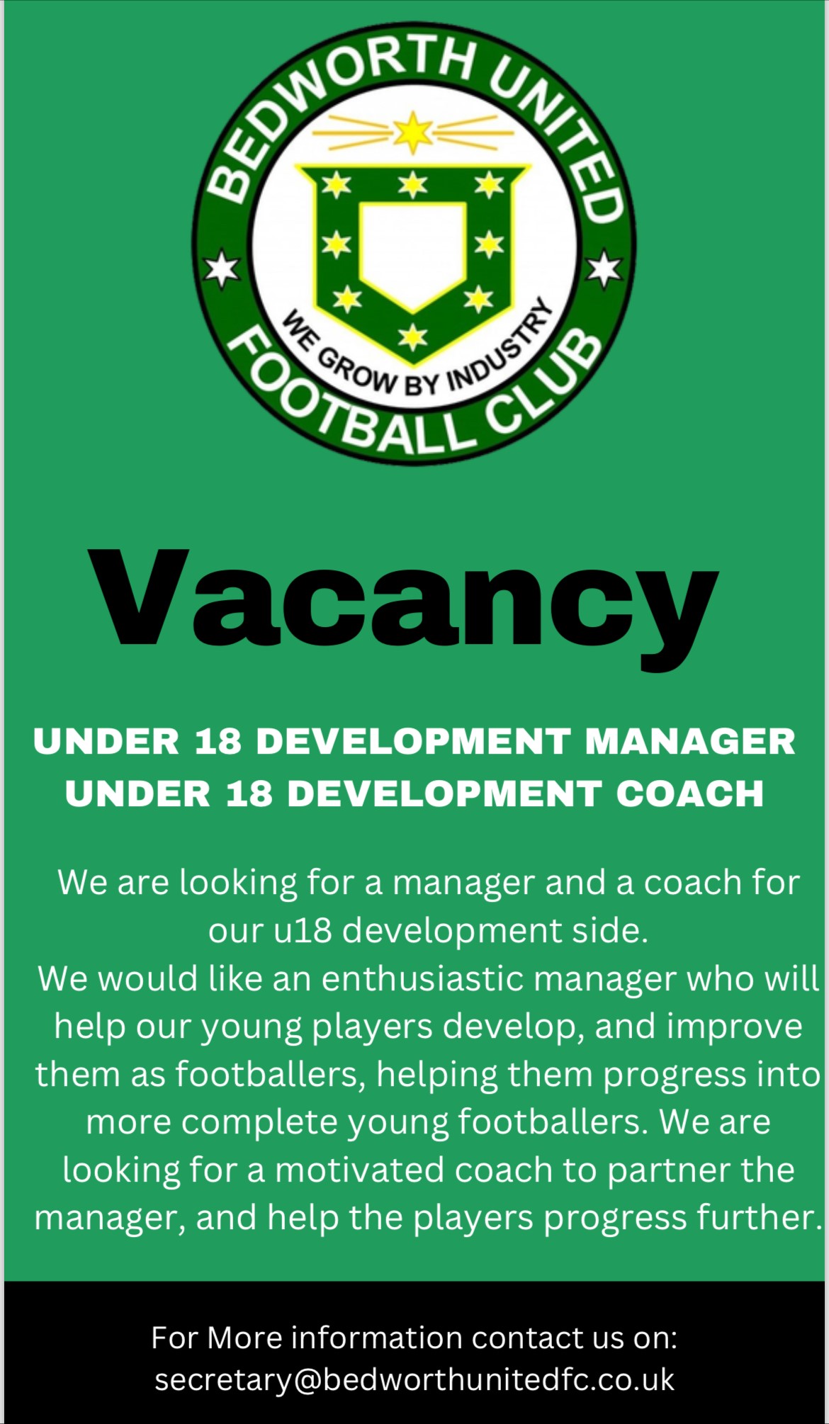 U18 Advert